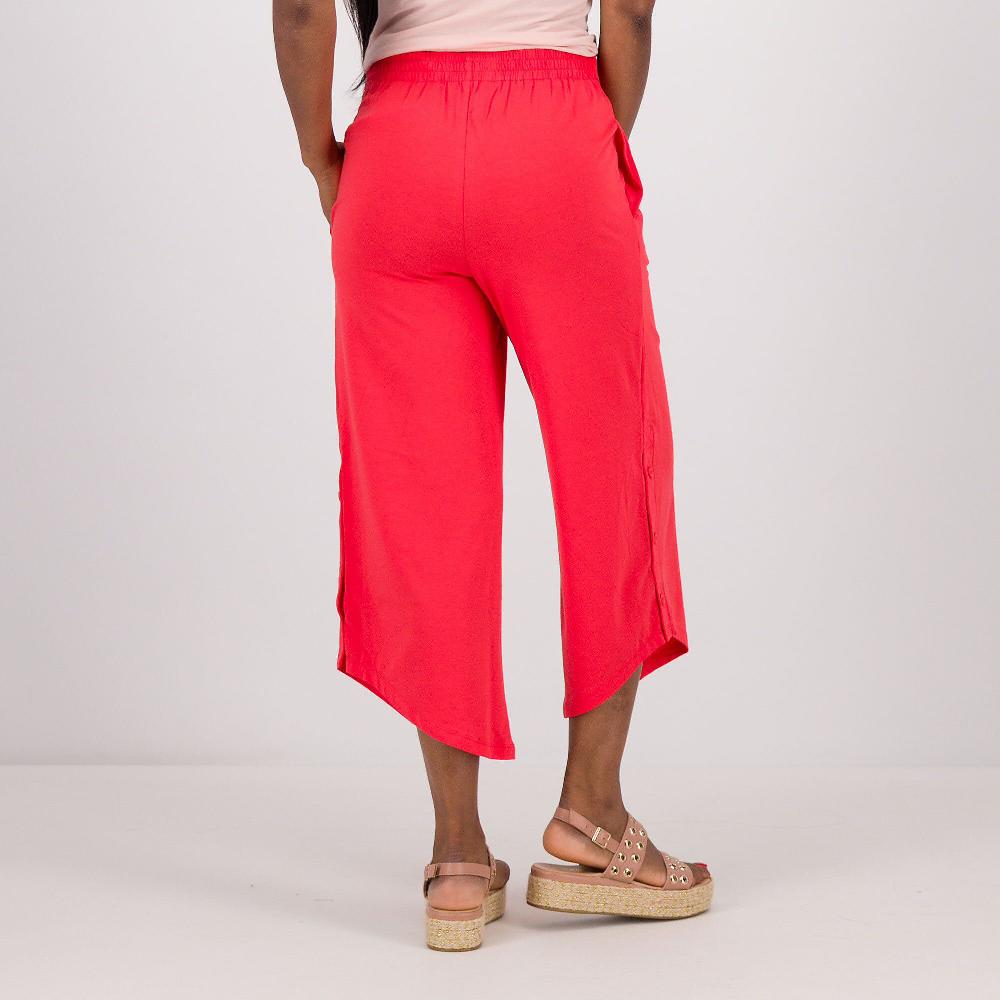 QVC Modern Soul By AnyBod Pantaloni Cropped Con Motivo Di Pieghe