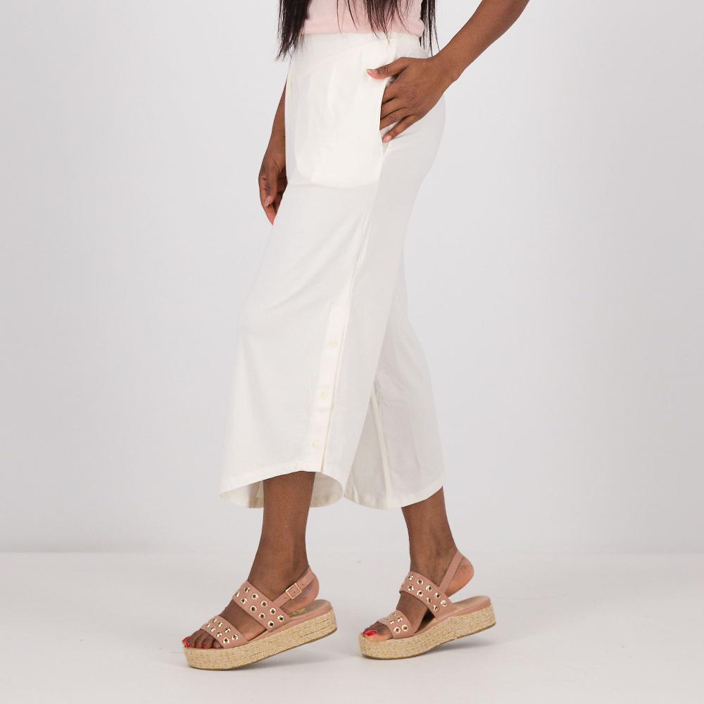 QVC Modern Soul by AnyBod Pantaloni cropped con motivo di pieghe
