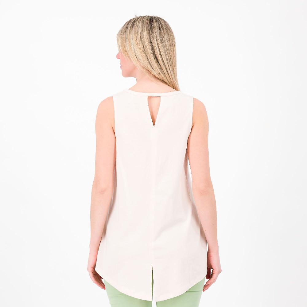 QVC Modern Soul By AnyBody Blusa Smanicata In Cotone E Modal