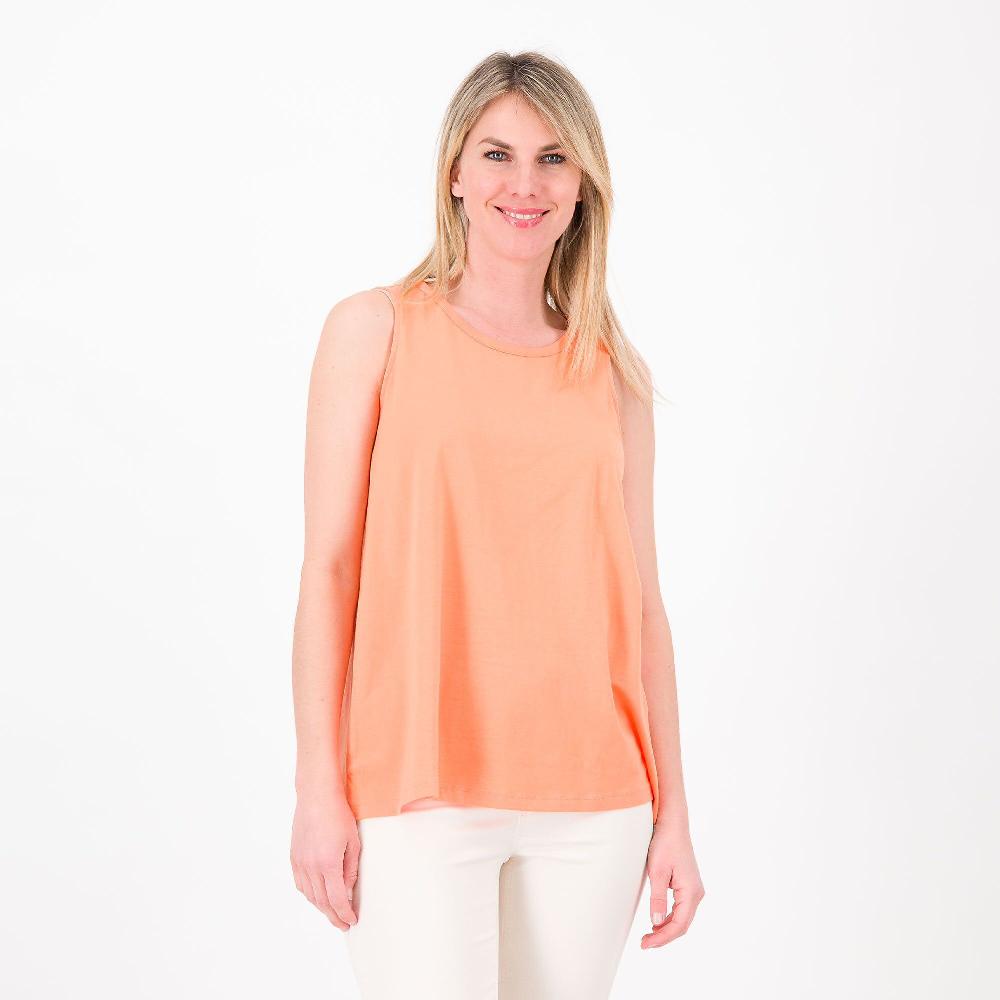 QVC Modern Soul by AnyBody Blusa smanicata in cotone e modal
