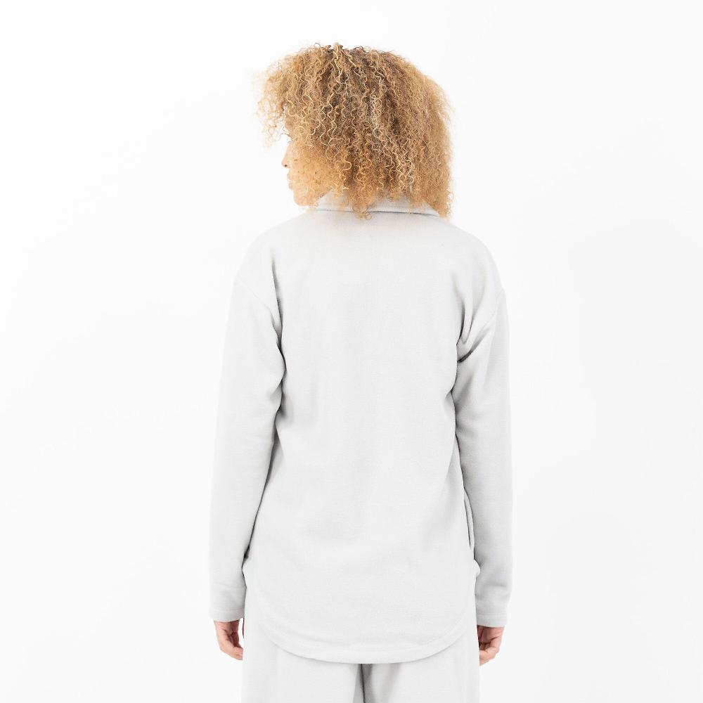 QVC Modern Soul By AnyBody Camiciona In Pile Con Bottoni Frontali