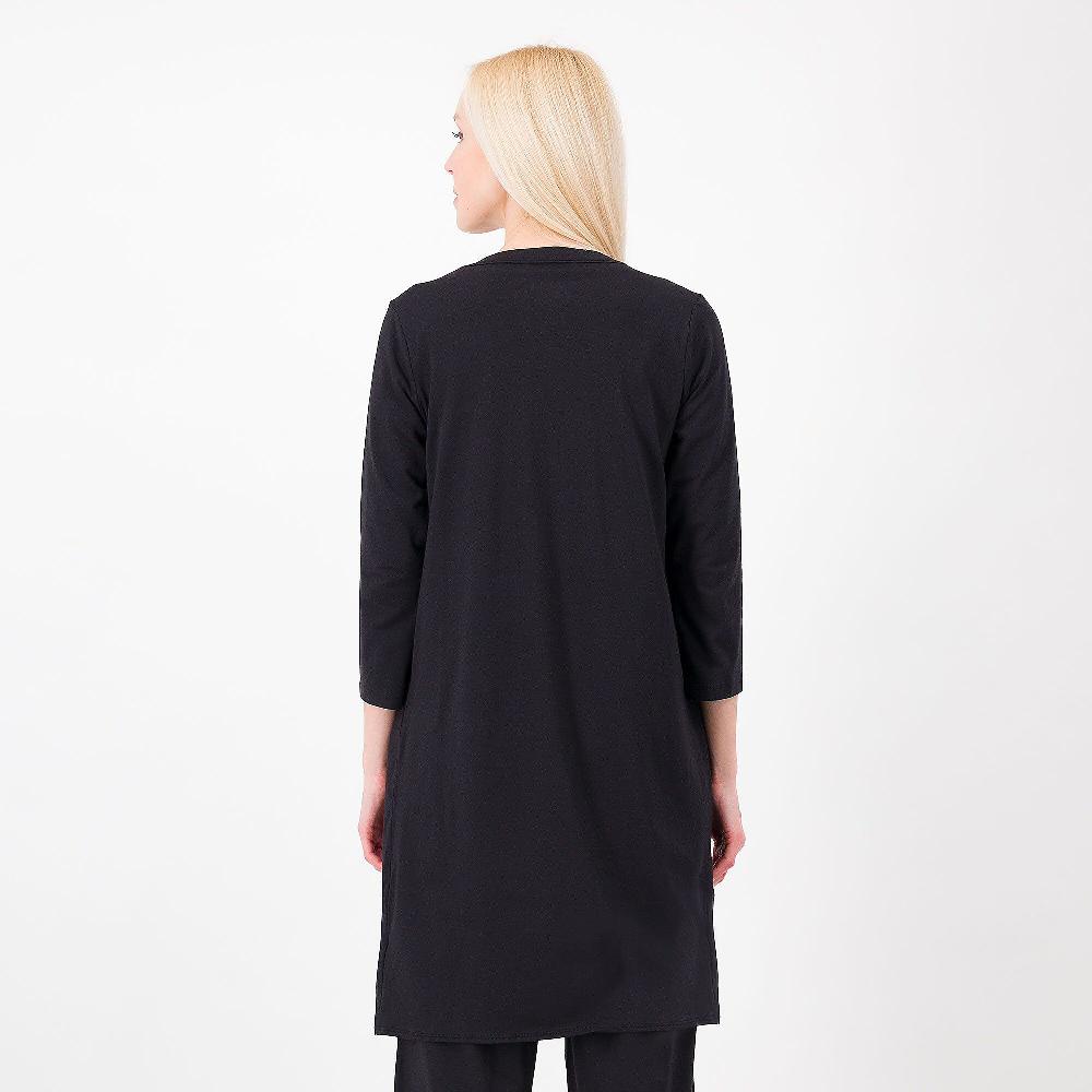 QVC Modern Soul By AnyBody Cardigan Lungo Cotone E Moda Scollo A V E Bottoni