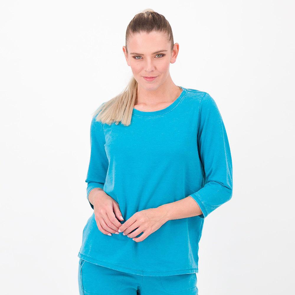 QVC Modern Soul by AnyBody Felpa in misto cotone con scollo tondo