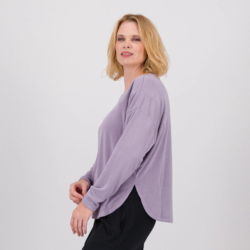 QVC Modern Soul By AnyBody Maglia Girocollo Con Maniche Lunghe