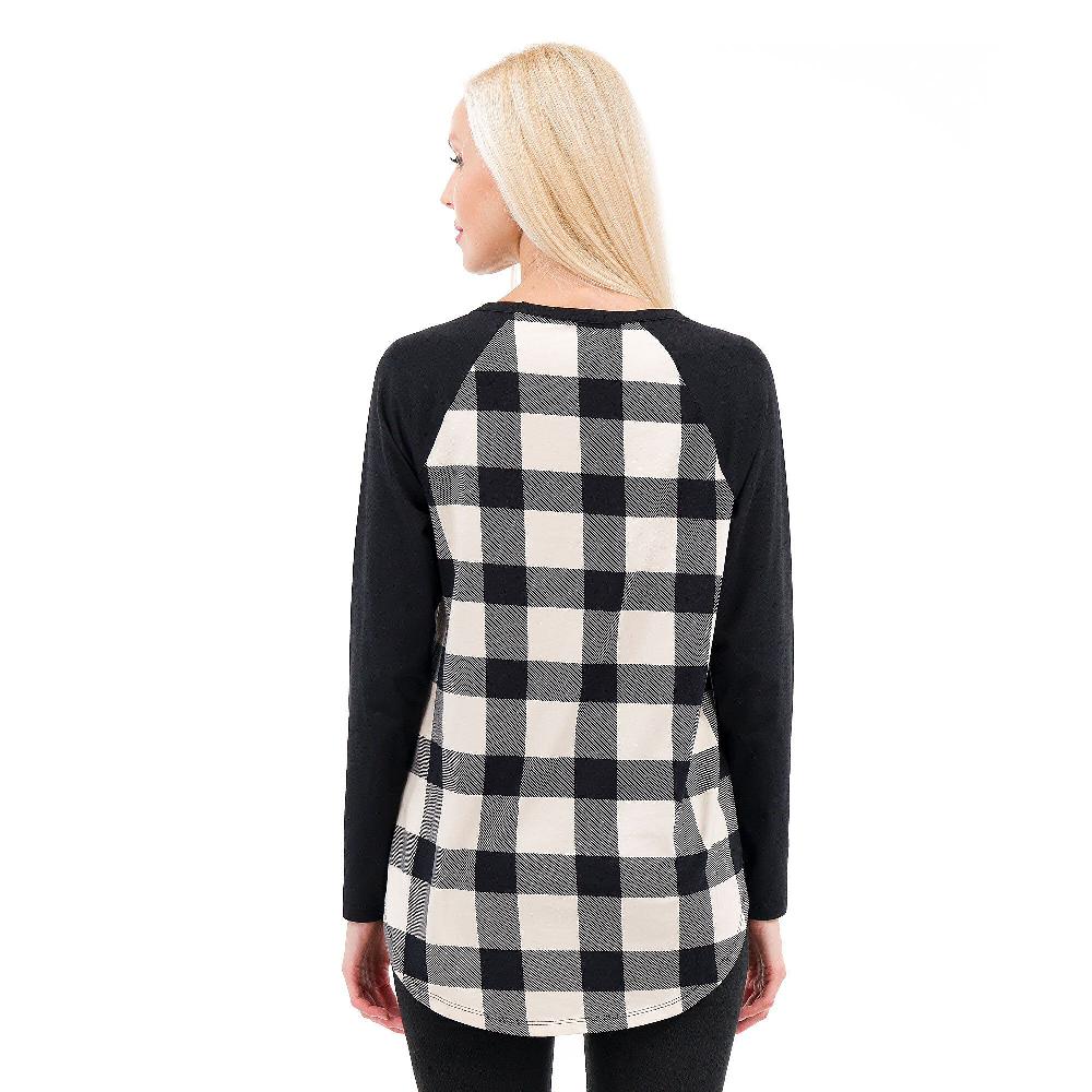 QVC Modern Soul By AnyBody Maglia In Cotone E Modal Con Fantasia