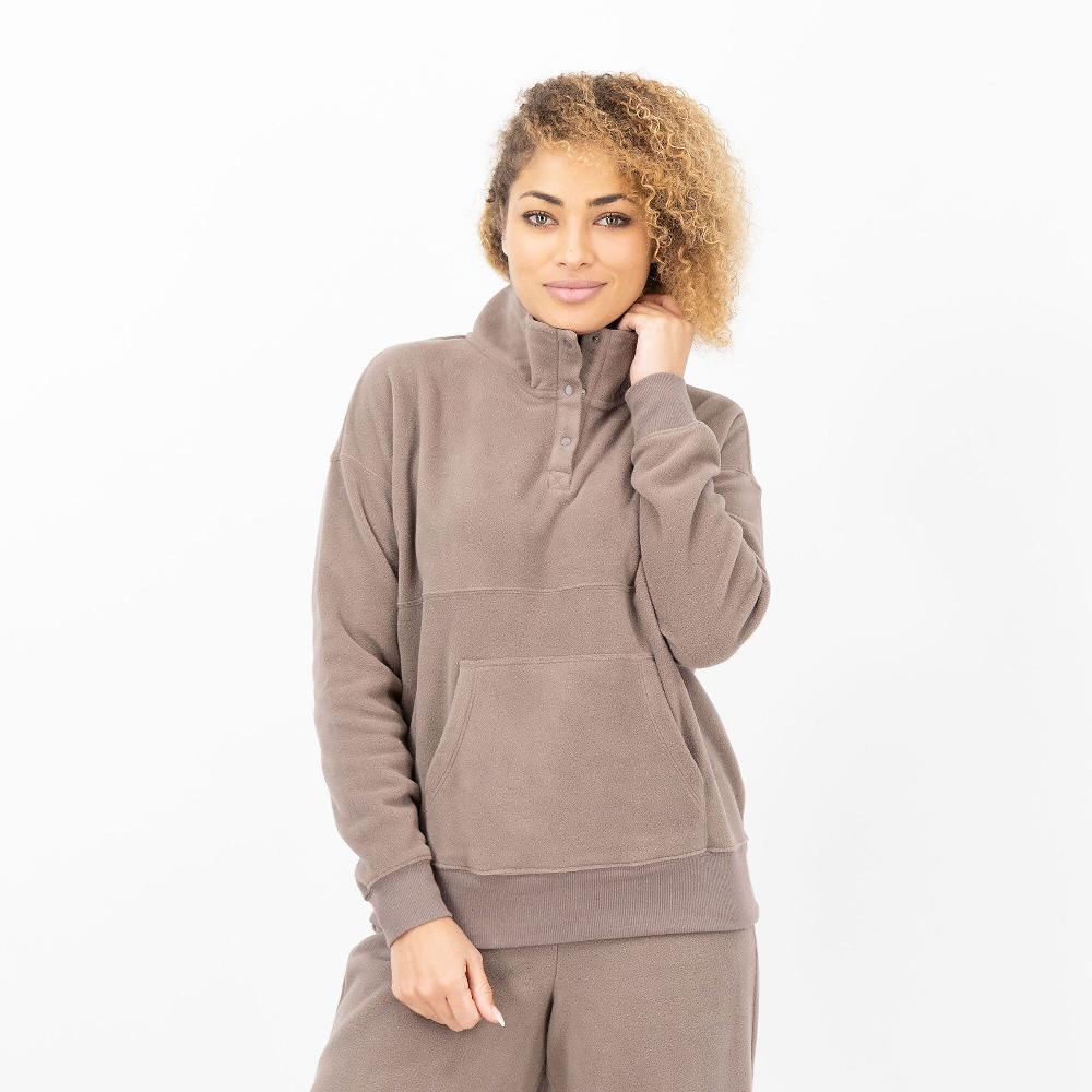 QVC Modern Soul by AnyBody Maglia in pile a collo alto