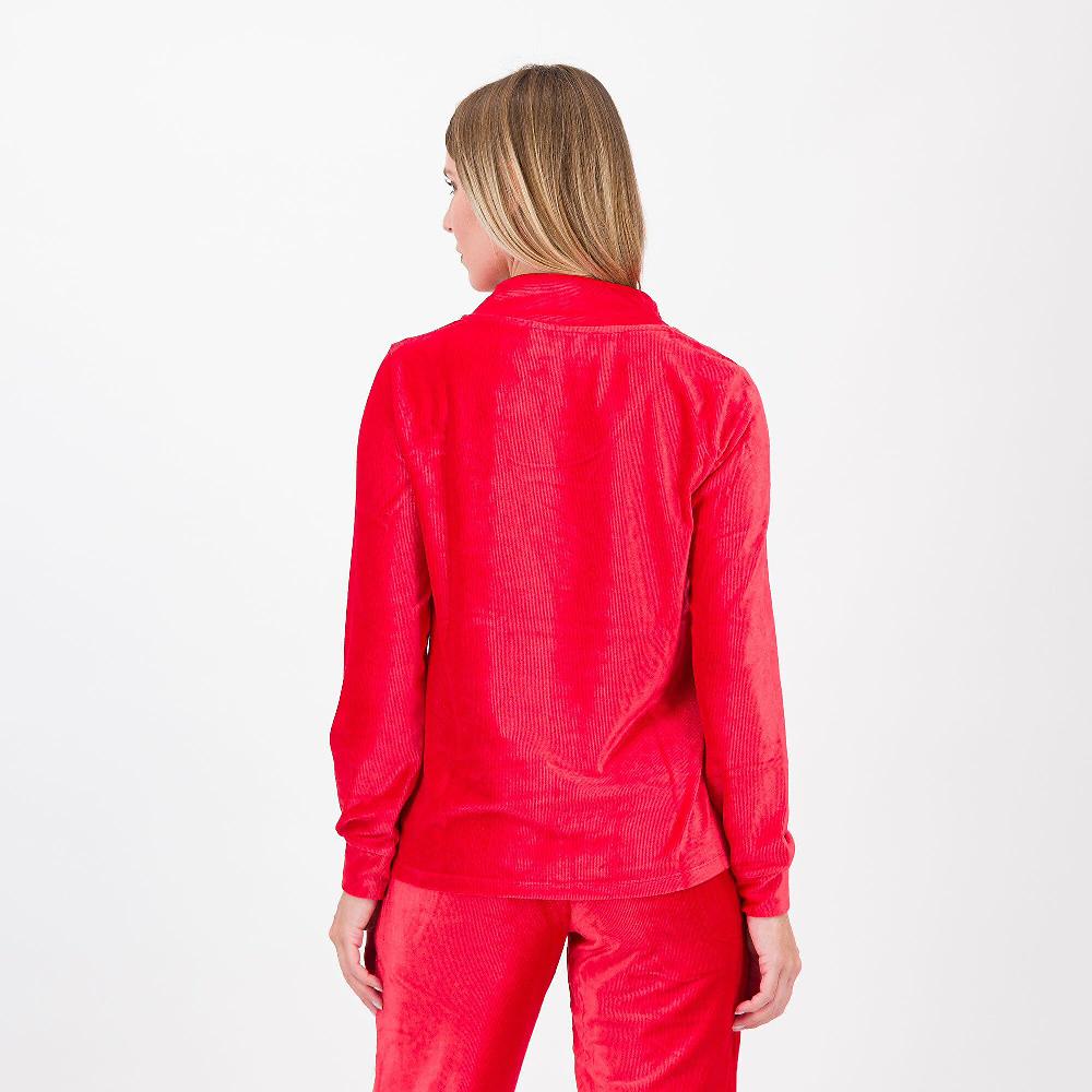 QVC Modern Soul By AnyBody Maglia In Velluto A Coste Con Collo Alto