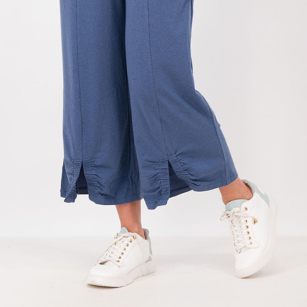 QVC Modern Soul By AnyBody Pantaloni Cropped In Cotone E Modal