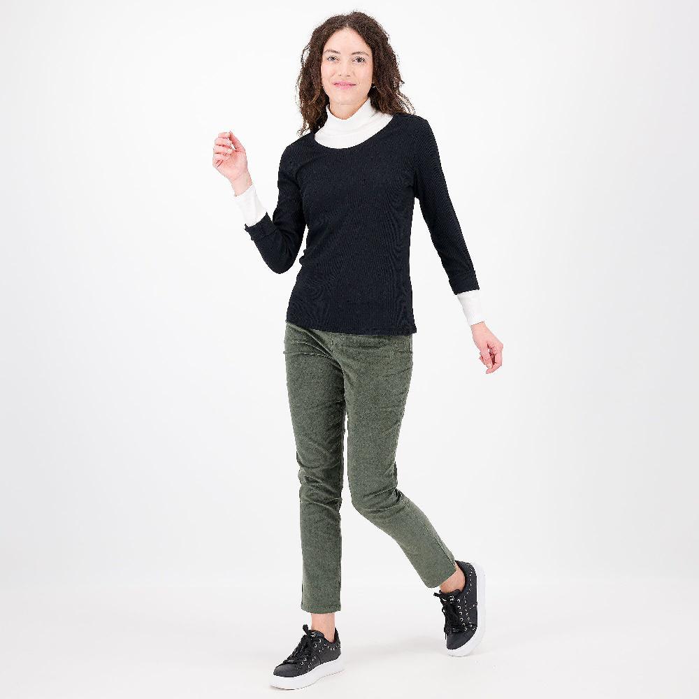 QVC Modern Soul By AnyBody Set 2 Maglie A Manica Lunga A Coste