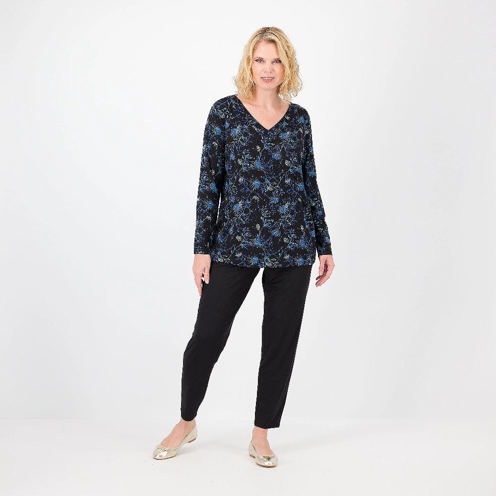 QVC Modern Soul by AnyBody Set da notte con maglia fantasia