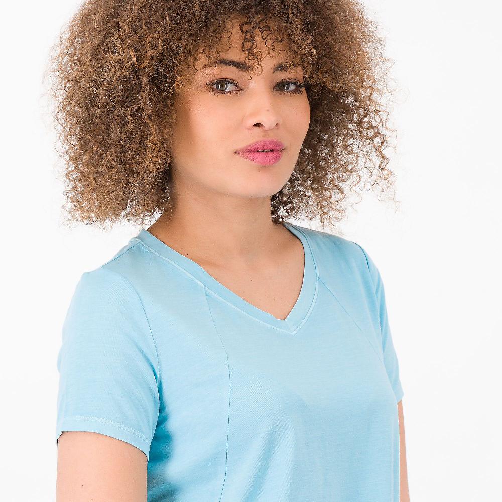 QVC Modern Soul By AnyBody T-shirt Scollo A V In Jersey Di Cotone