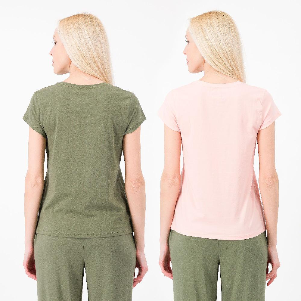 QVC Modern Soul By AnyBody T-shirt Scollo Tondo In Cotone E Modal
