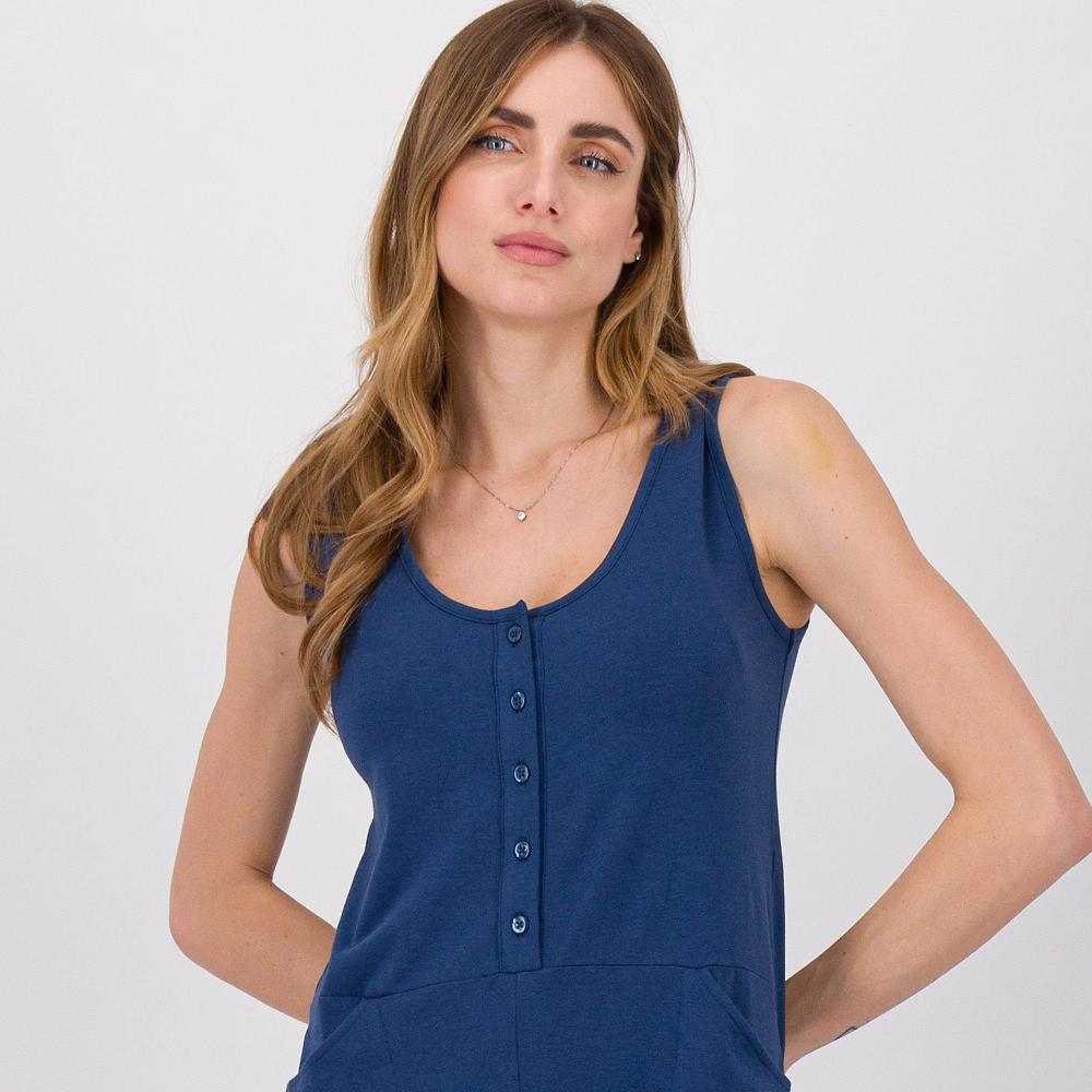 QVC Modern Soul By AnyBody Tuta Intera Smanicata Con Scollo Tondo