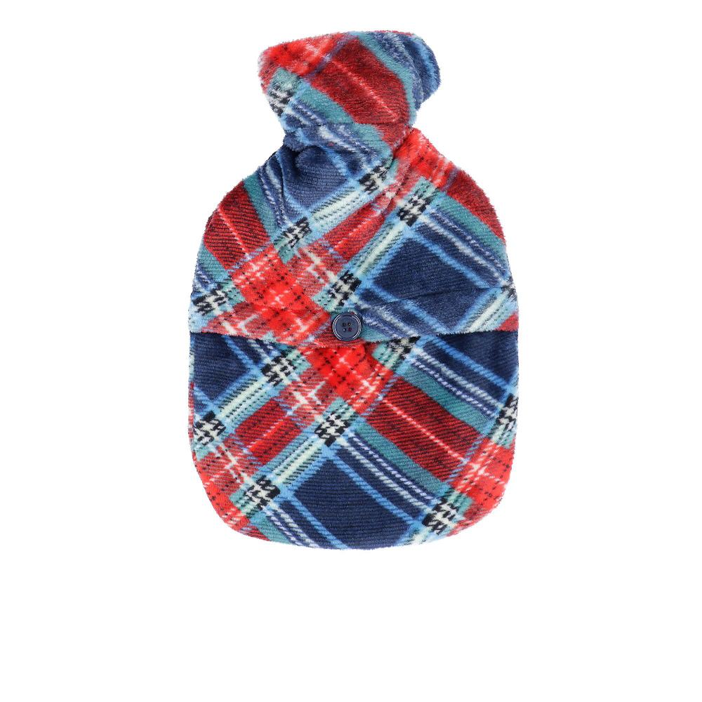 QVC Mont Chalet Boule Acqua Calda Custodia Scozzese Con Bottone