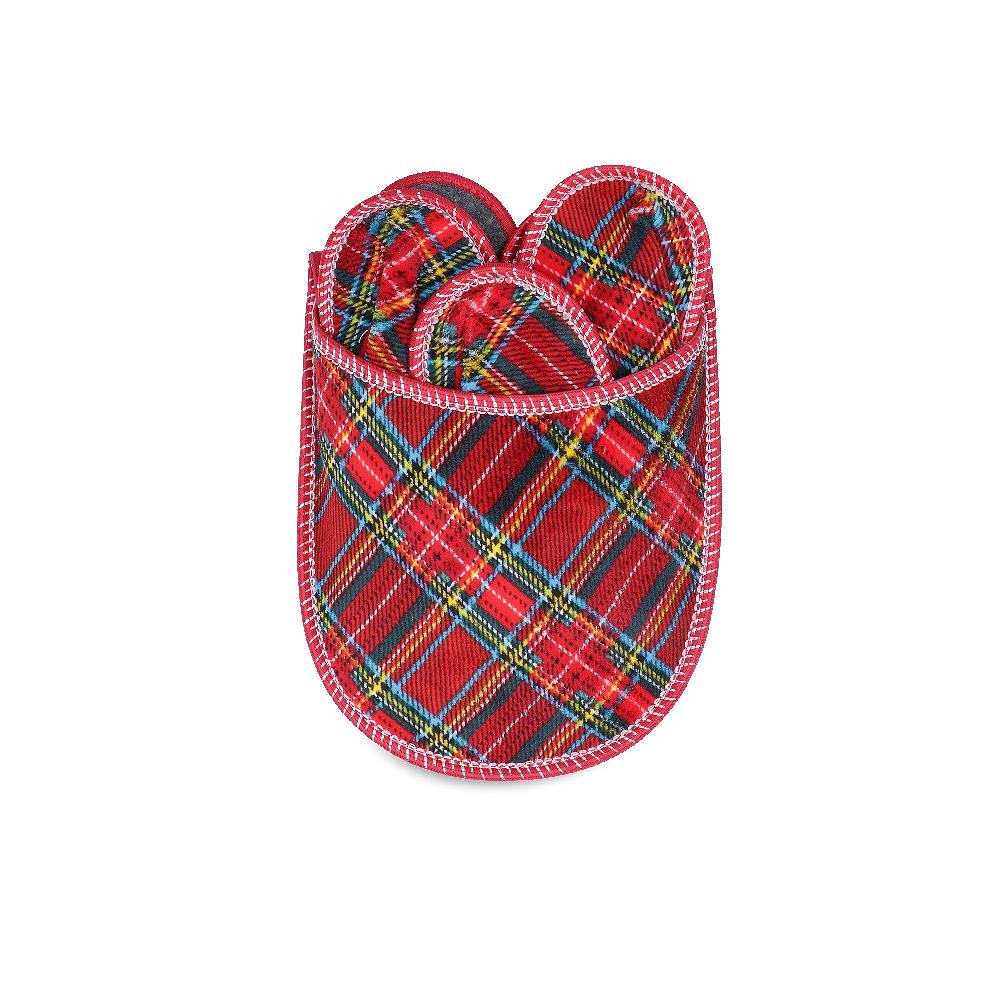 QVC Mont Chalet Ciabattone Contenente 4 Paia Di Ciabatte Per Ospiti