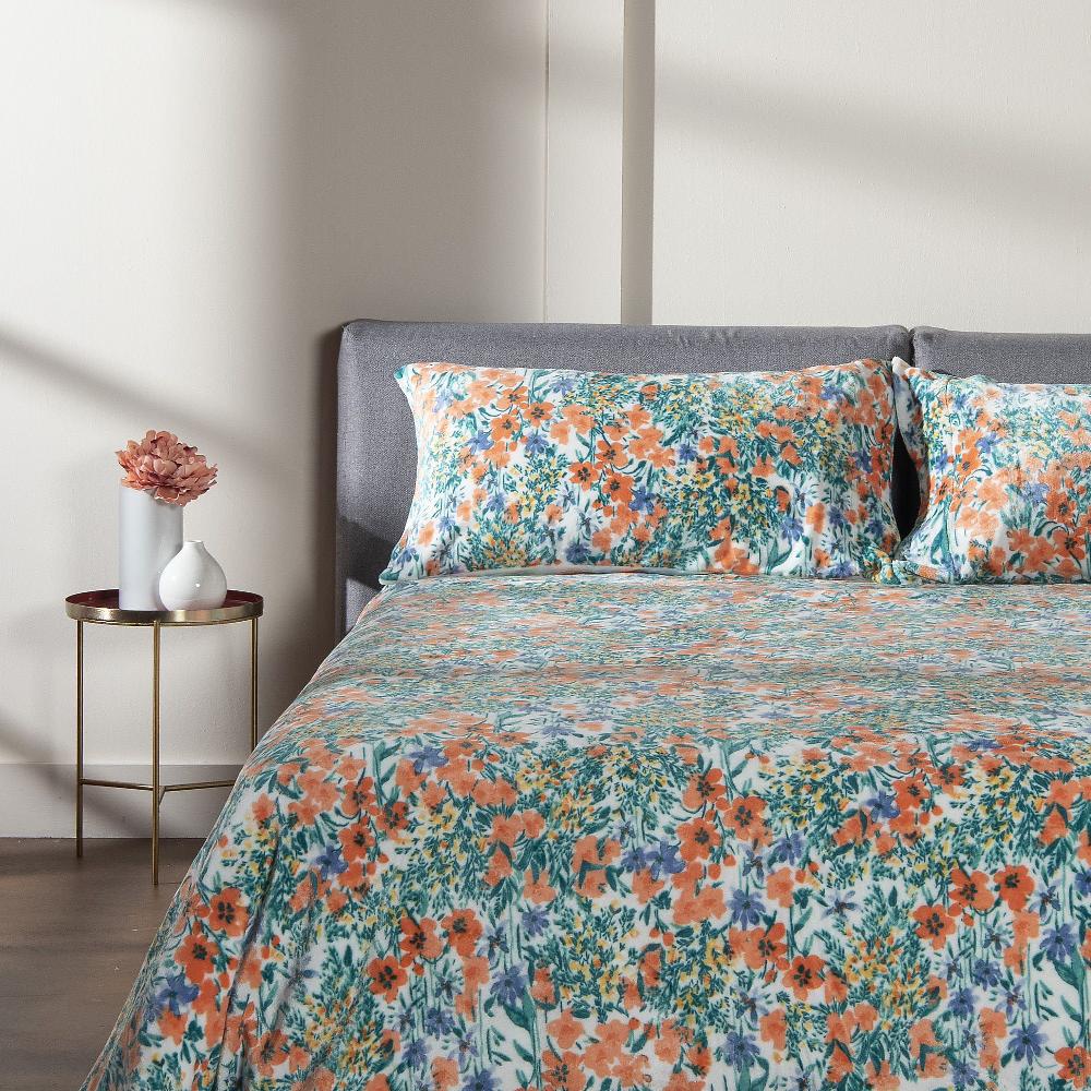 QVC Mont Chalet Completo Copripiumino In Ciniglia Fantasia