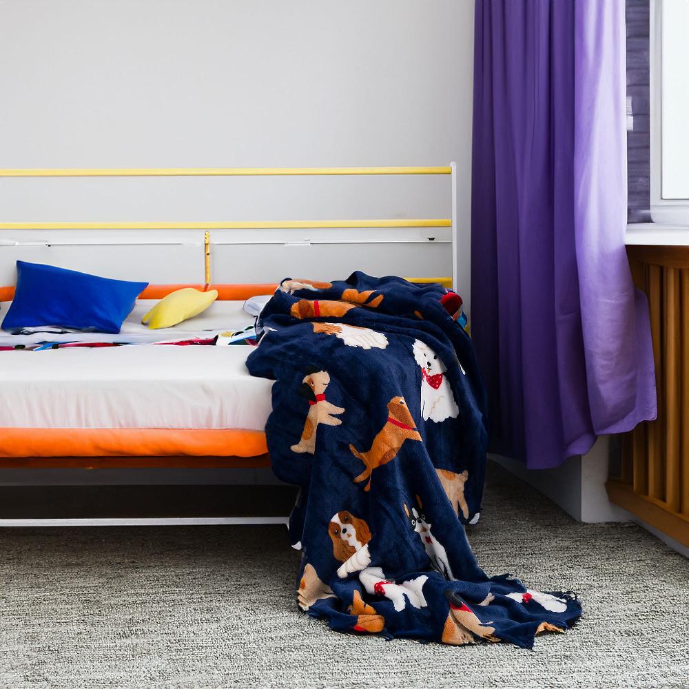 QVC Mont Chalet Coperta in plush fantasia (127x185 cm)