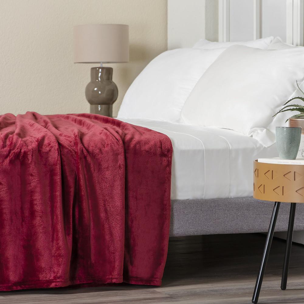 QVC Mont Chalet Coperta matrimoniale in soffice plush