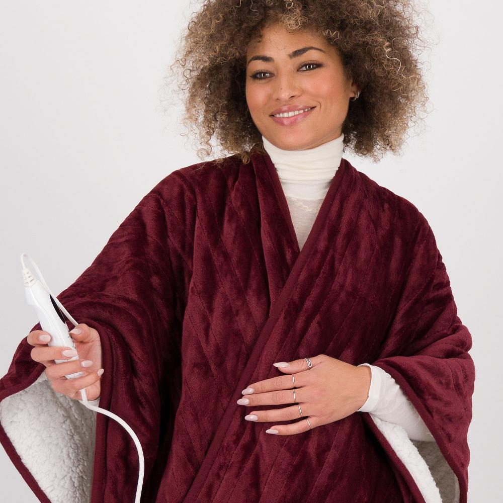 QVC Mont Chalet Coperta Termica Con Lato In Flanella E Lato In Sherpa