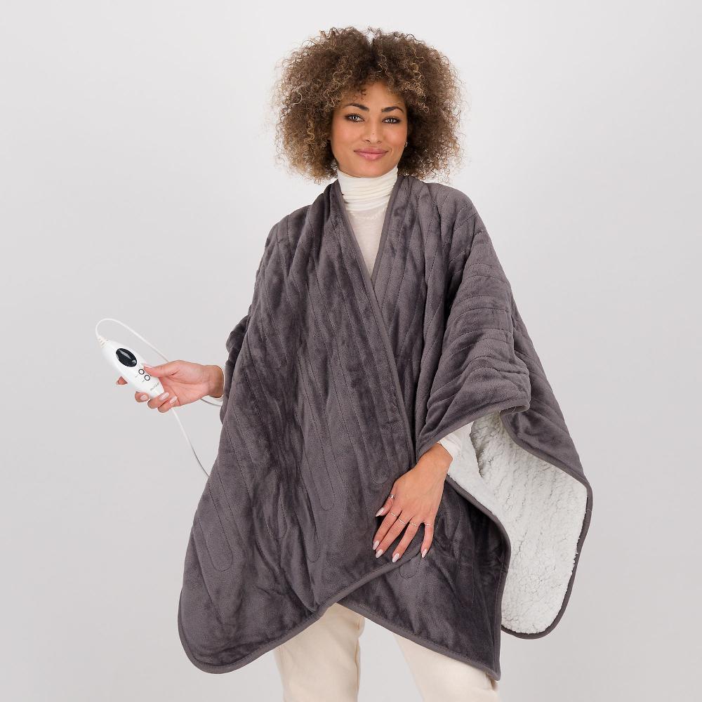 QVC Mont Chalet Coperta Termica Con Lato In Flanella E Lato In Sherpa