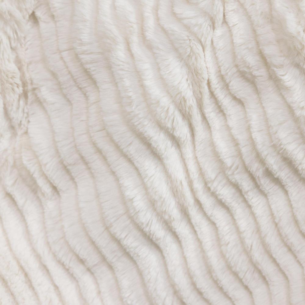 QVC Mont Chalet Plaid Arredo Onde In Pelo Sintetico E Velluto 127x152 Cm