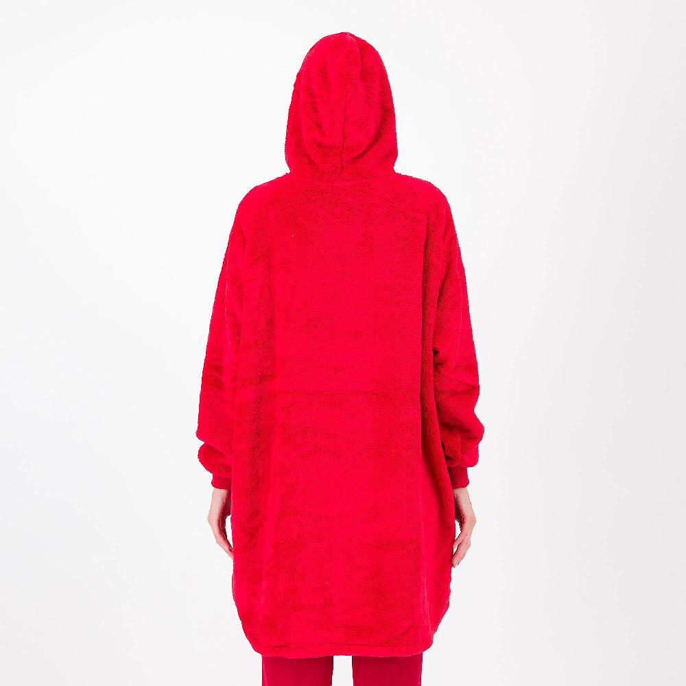 QVC Mont Chalet Poncho In Velluto Con Interno In Peluches