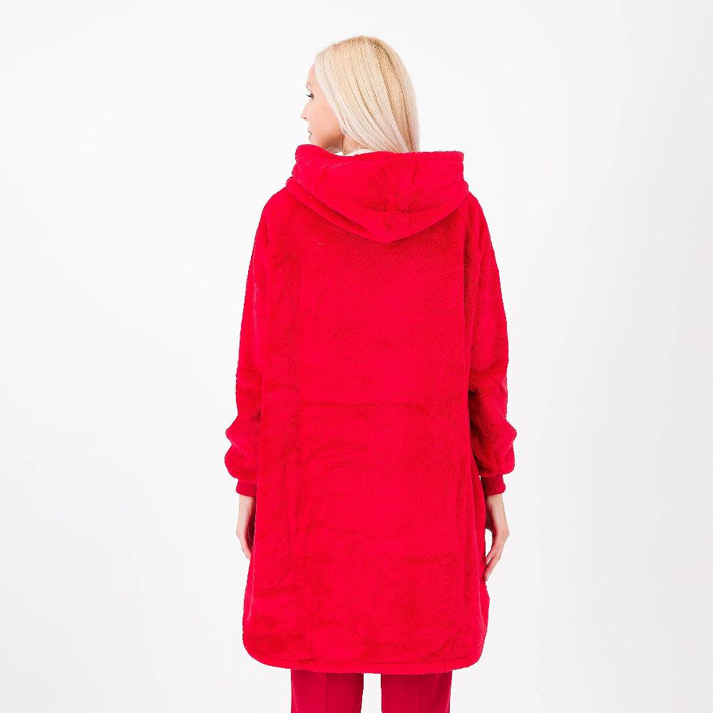 QVC Mont Chalet Poncho In Velluto Con Interno In Peluches