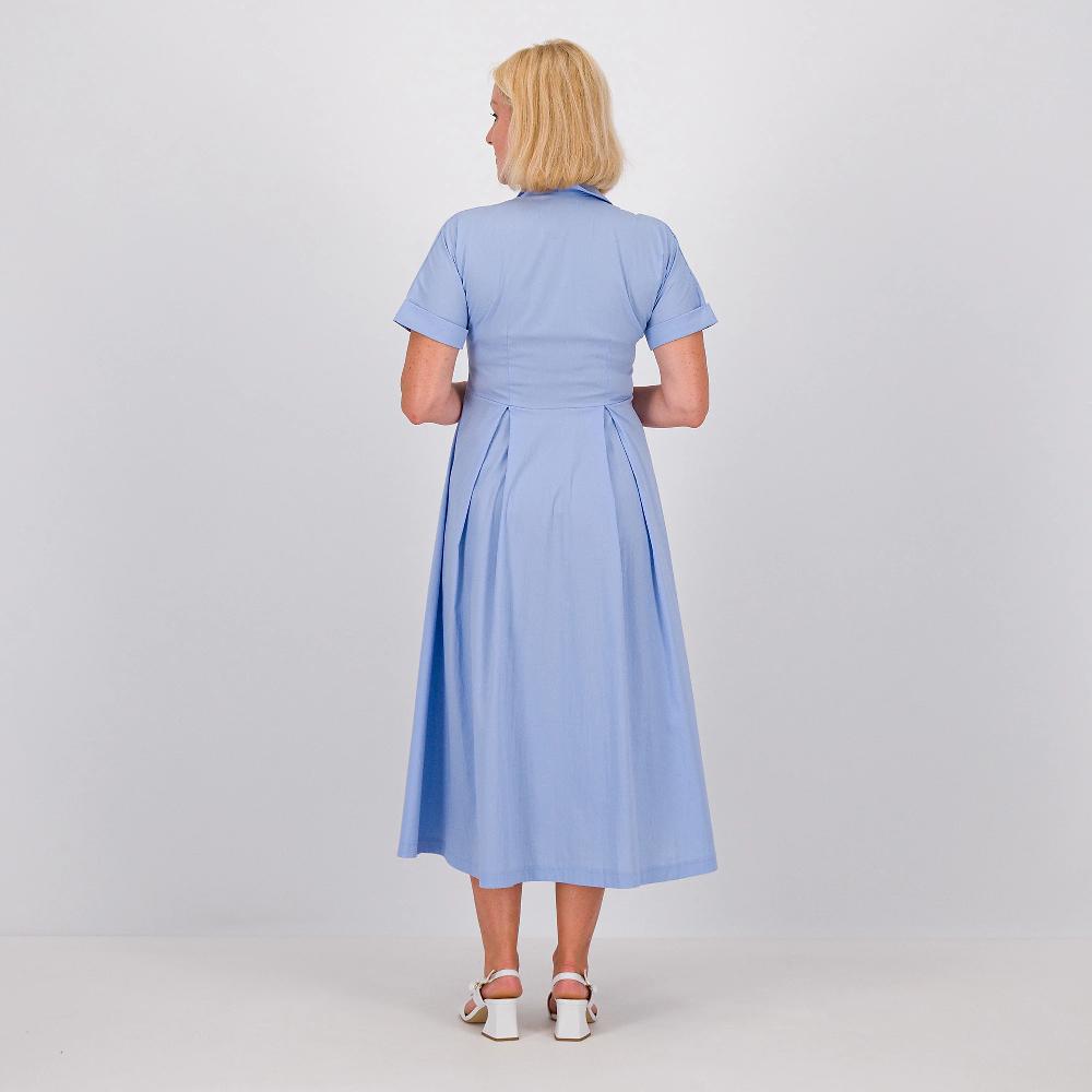 QVC Mood Atelier Abito Chemisier In Misto Cotone Elasticizzato