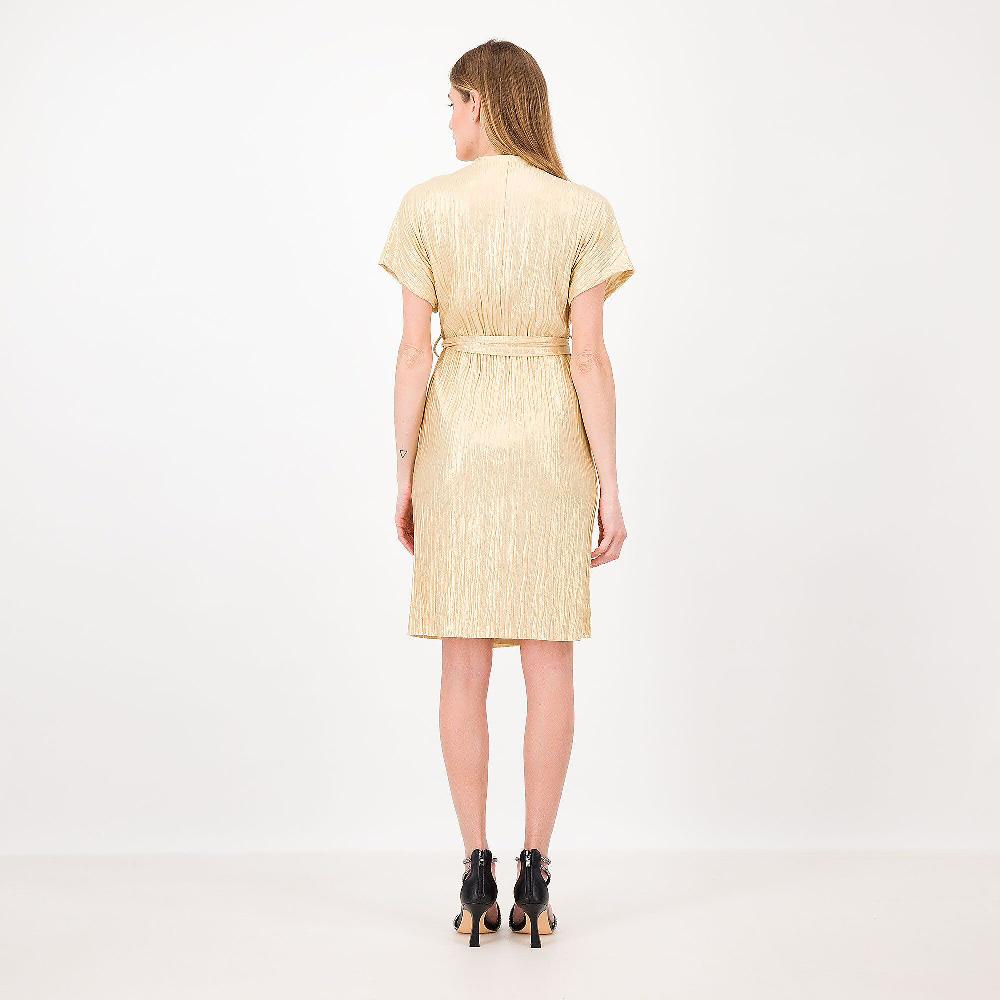 QVC Mood Atelier Abito Midi In Tessuto Jacquard Laminato