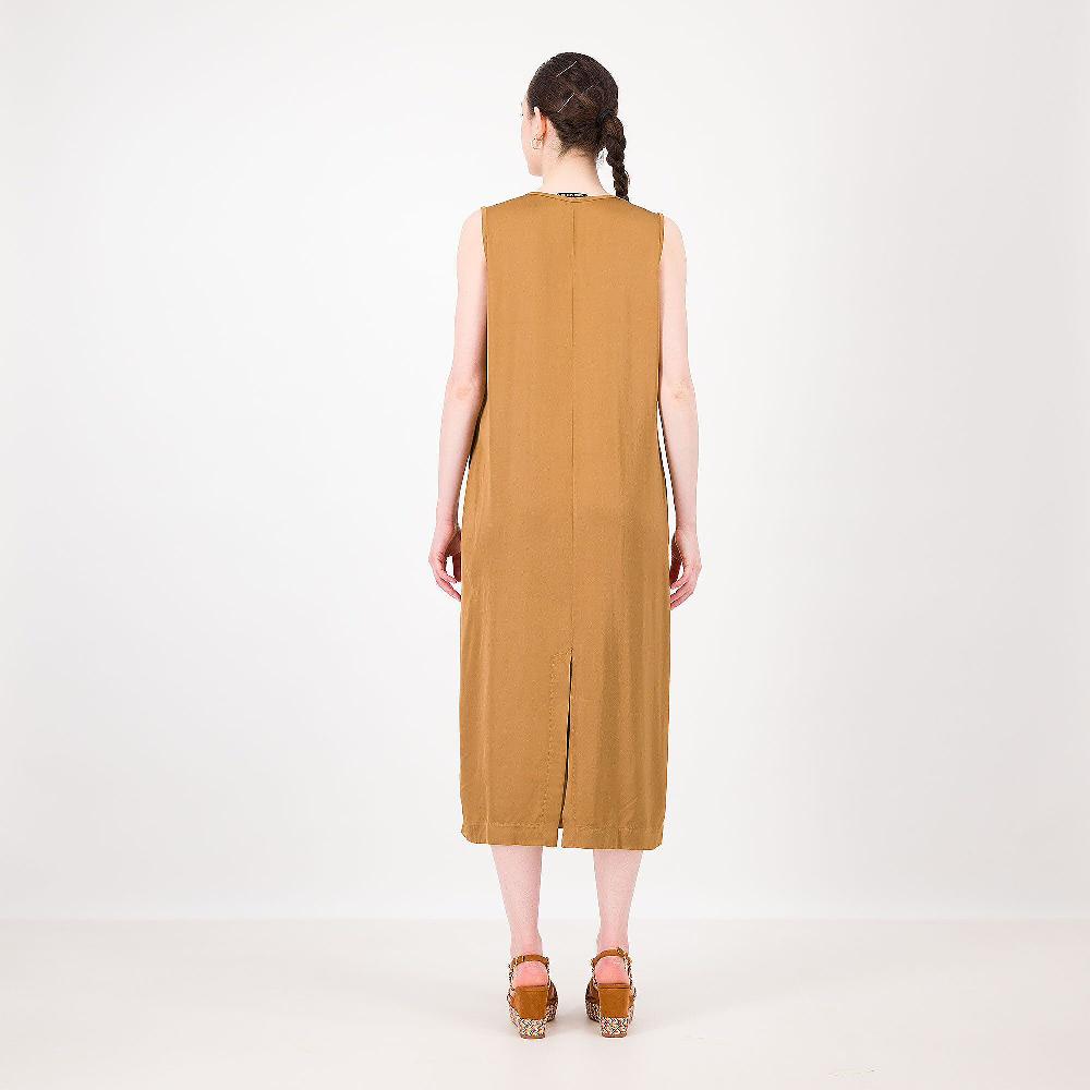 QVC Mood Atelier Abito Smanicato In Raso Di Viscosa