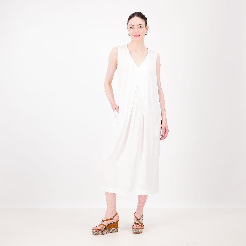 QVC Mood Atelier Abito smanicato in raso di viscosa