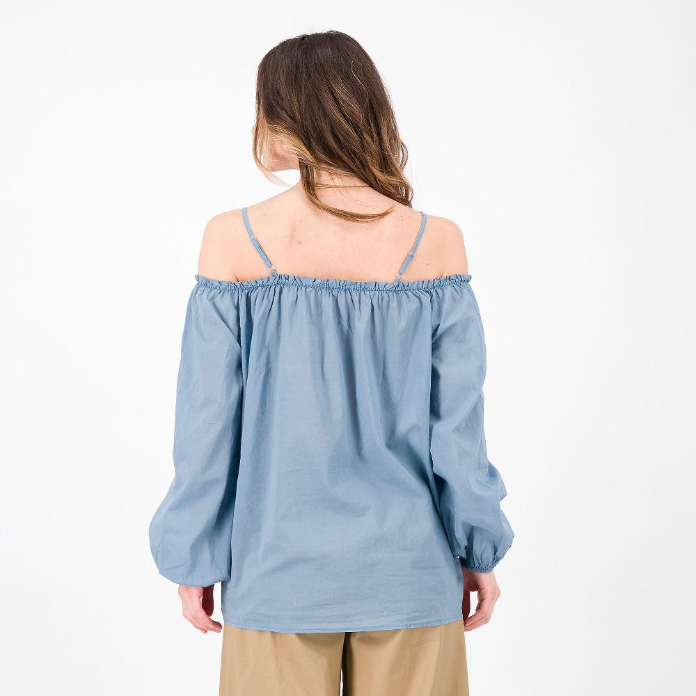 QVC Mood Atelier Blusa Con Spalle Scoperte E Ricamo