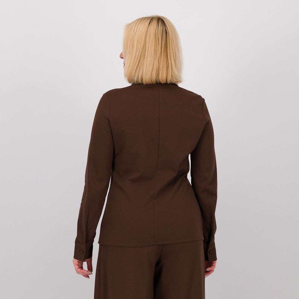 QVC Mood Atelier Camicia In Punto Milano Leggero Misto Viscosa