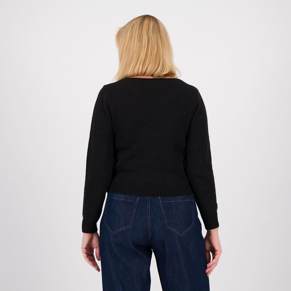 QVC Mood Atelier Maglia A Maniche Lunghe Con Inserti Traforati