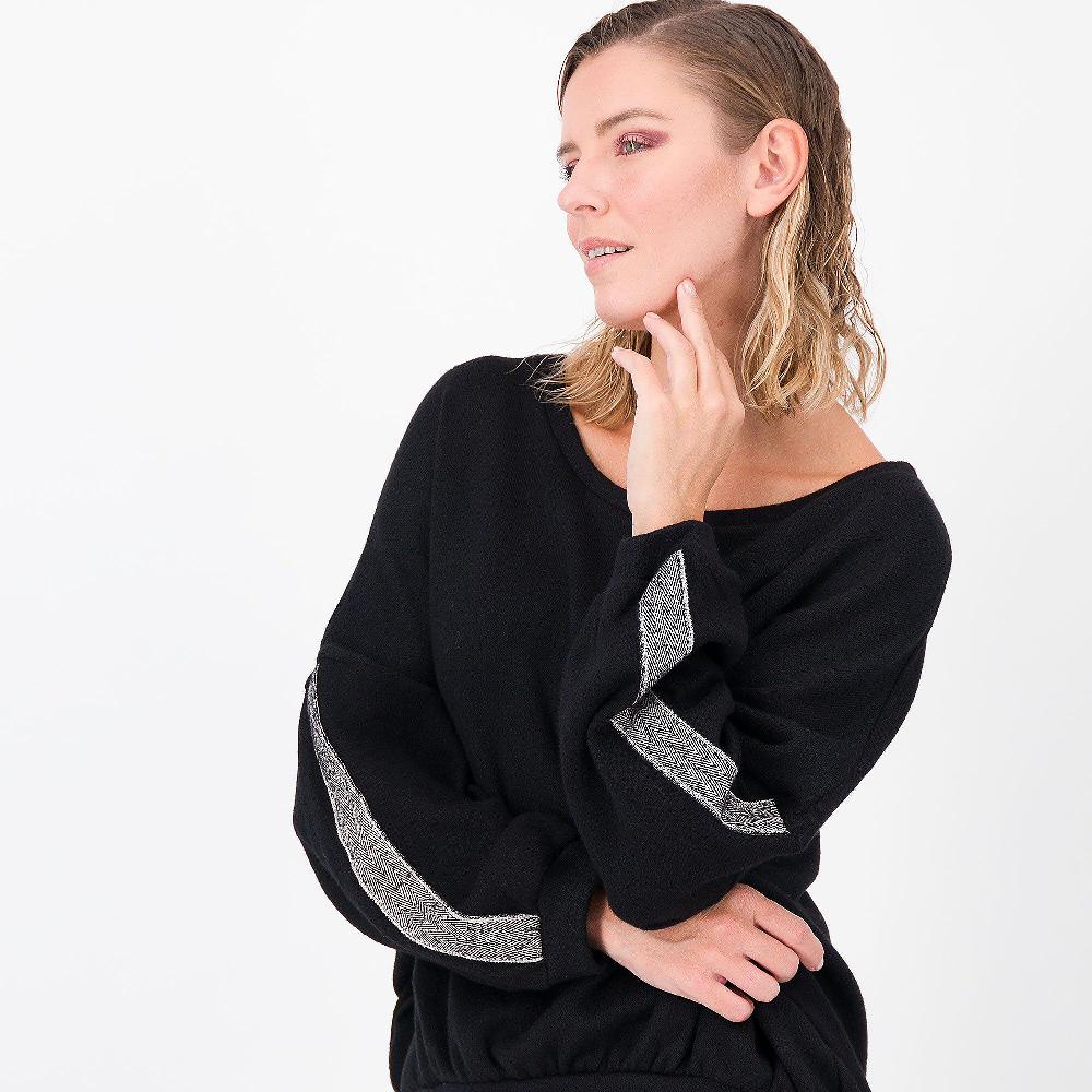 QVC Mood Atelier Maglia A Trapezio Con Manica Lunga Scesa