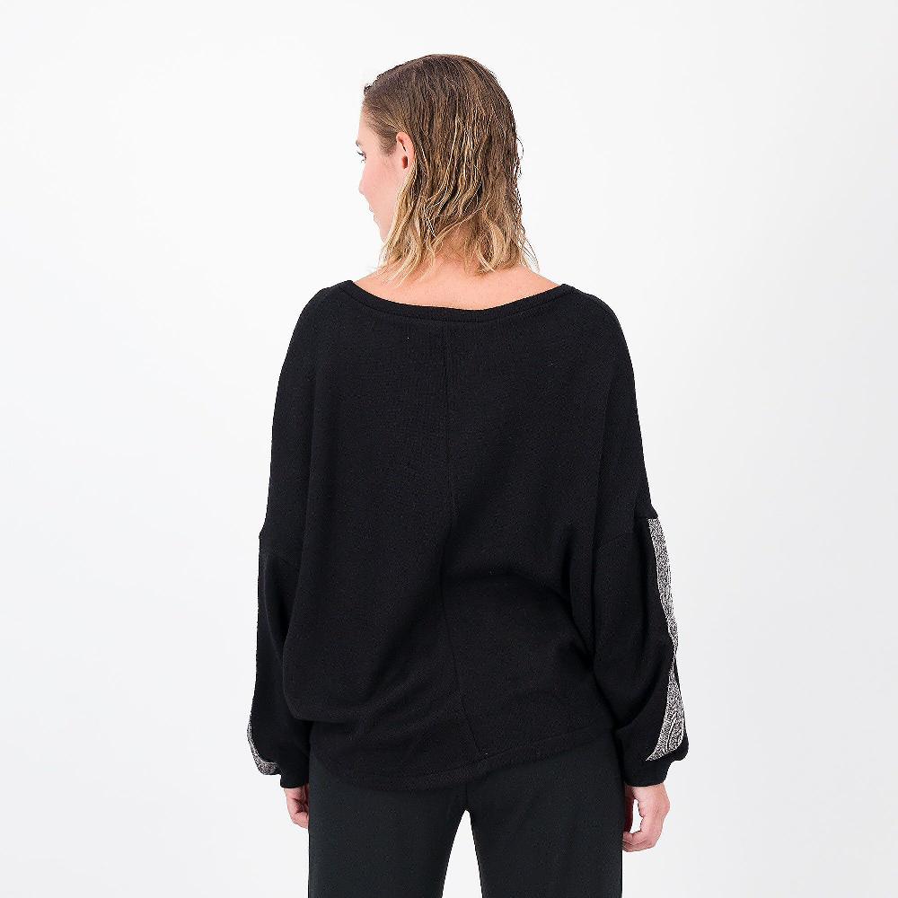 QVC Mood Atelier Maglia A Trapezio Con Manica Lunga Scesa