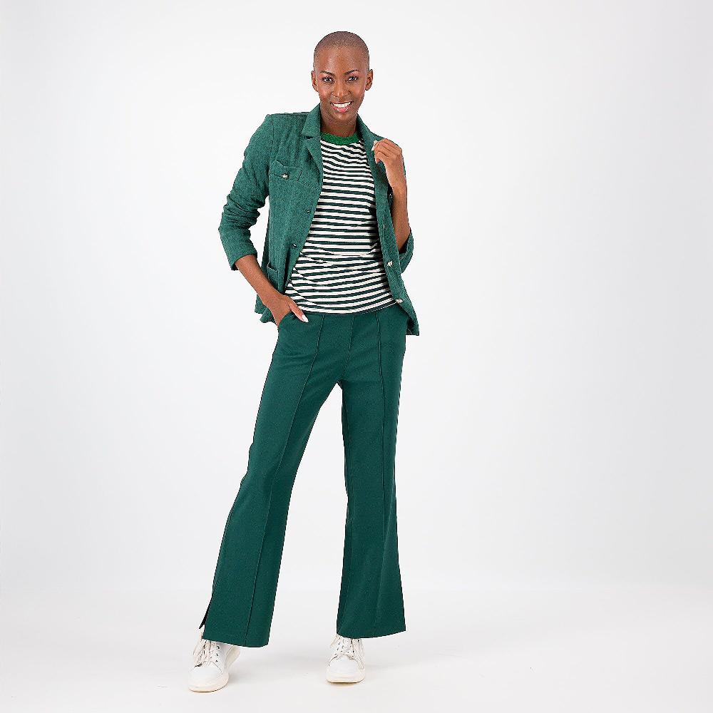 QVC Mood Atelier Maglia In Jersey A Righe Con Manica Lunga