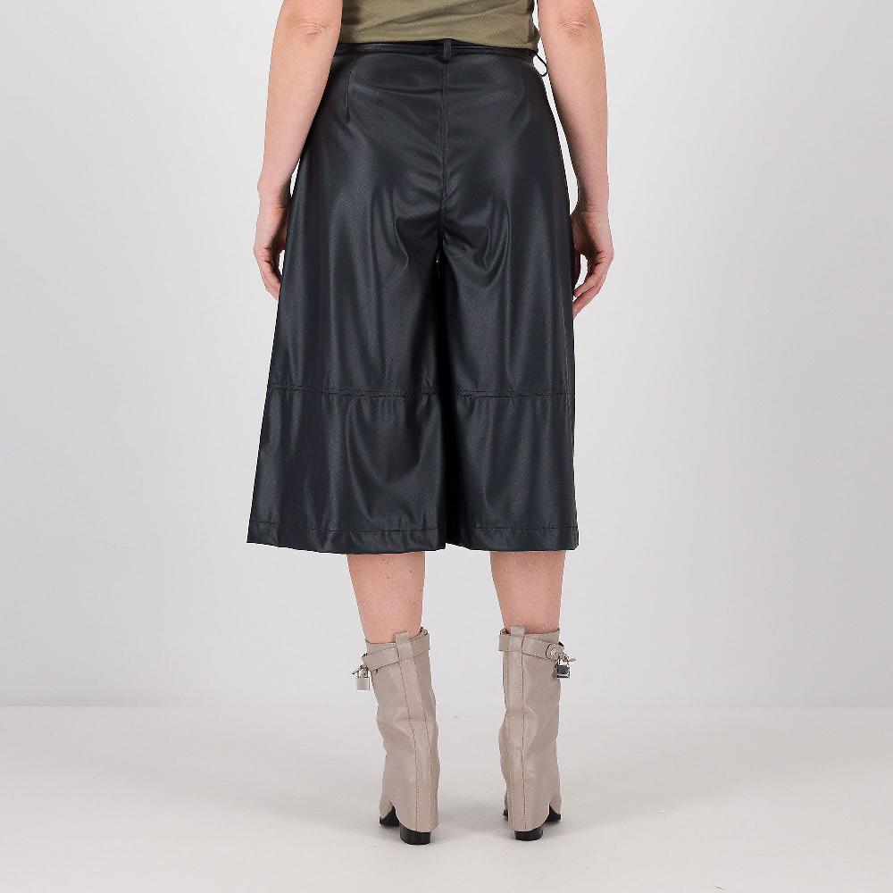 QVC Mood Atelier Pantagonna In Tessuto Spalmato Con Elastico In Vita