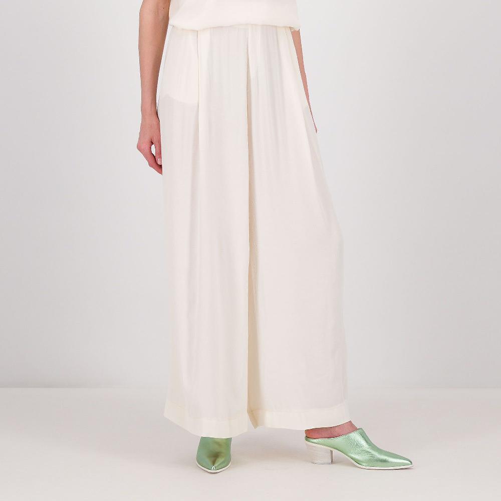QVC Mood Atelier Pantalone palazzo in crêpe marocaine di viscosa