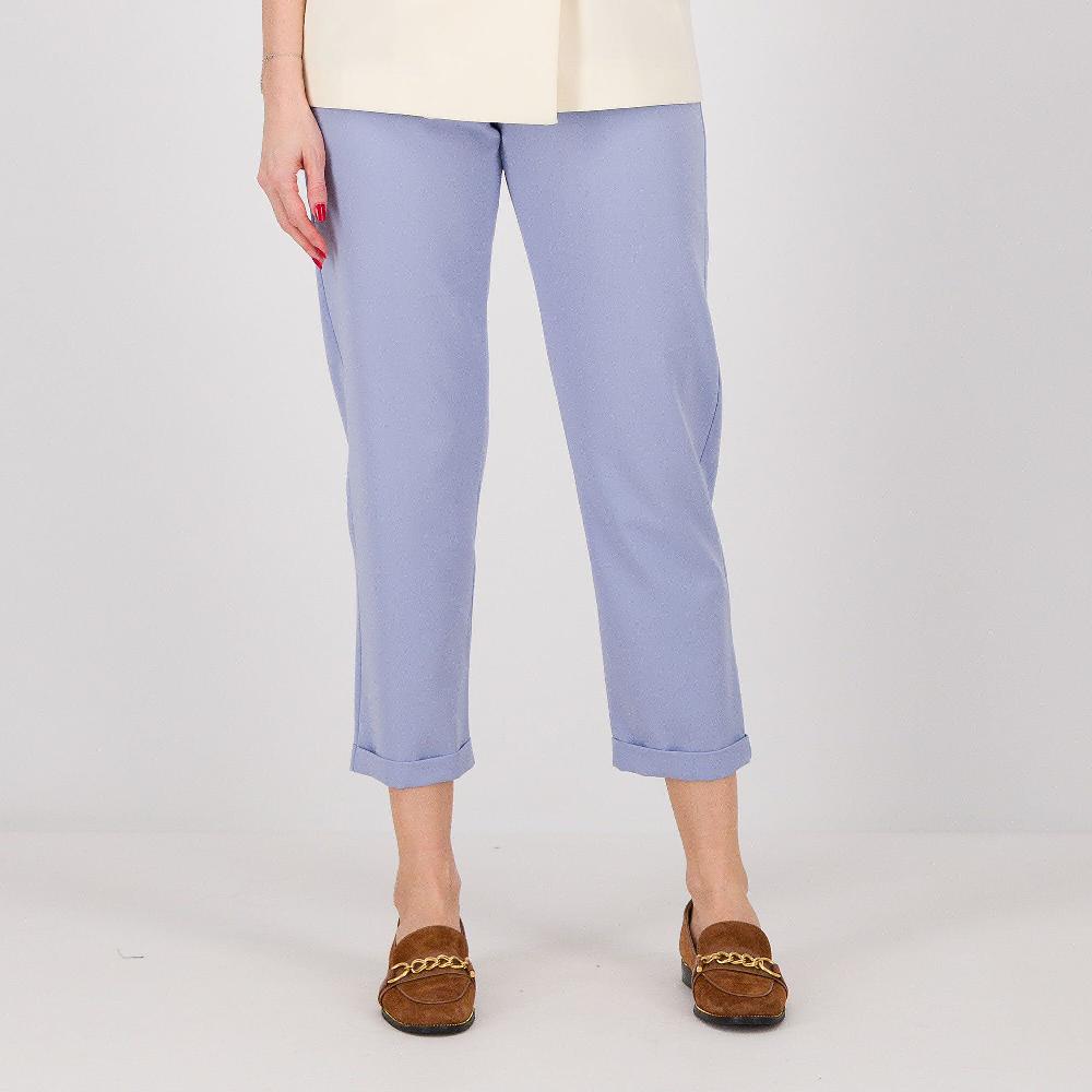 QVC Mood Atelier Pantaloni a carota con risvolto a fondo gamba