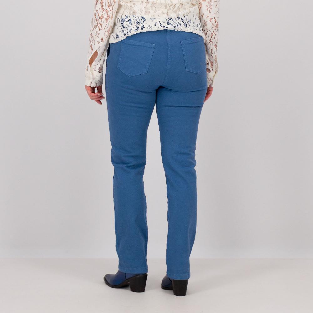 QVC Mood Atelier Pantaloni A Sigaretta Con Spalmatura Oro Davanti