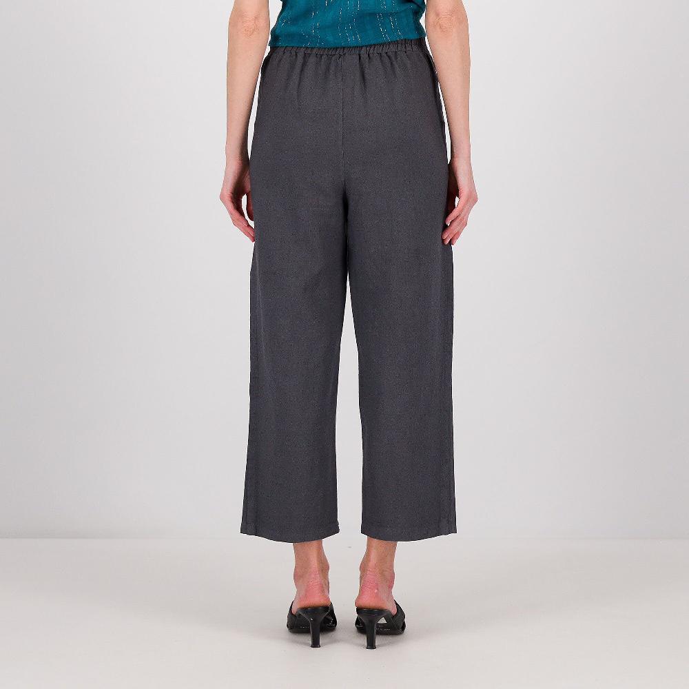 QVC Mood Atelier Pantaloni Ampi In Lino Design A Balloon