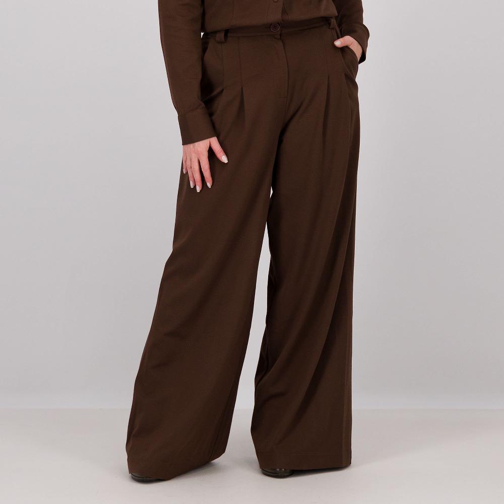 QVC Mood Atelier Pantaloni ampi in punto Milano misto viscosa