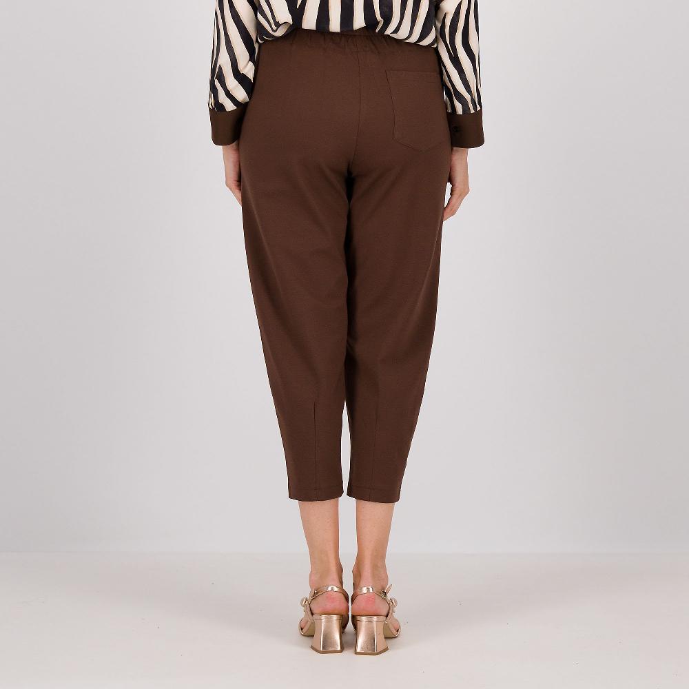 QVC Mood Atelier Pantaloni Balloon In Punto Milano Con Elastico In Vita