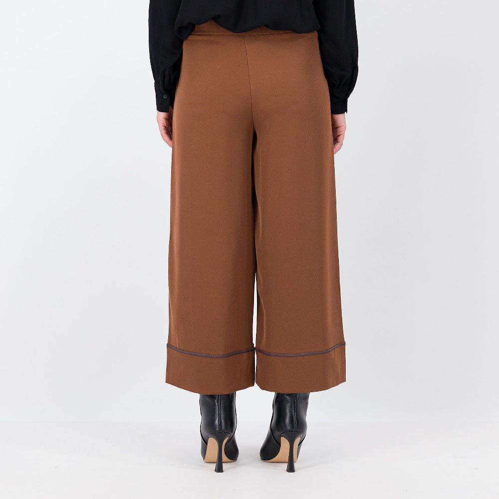 QVC Mood Atelier Pantaloni Cady Con Risvolto Al Fondo