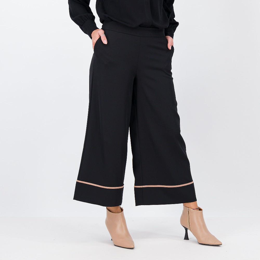 QVC Mood Atelier Pantaloni cady con risvolto al fondo