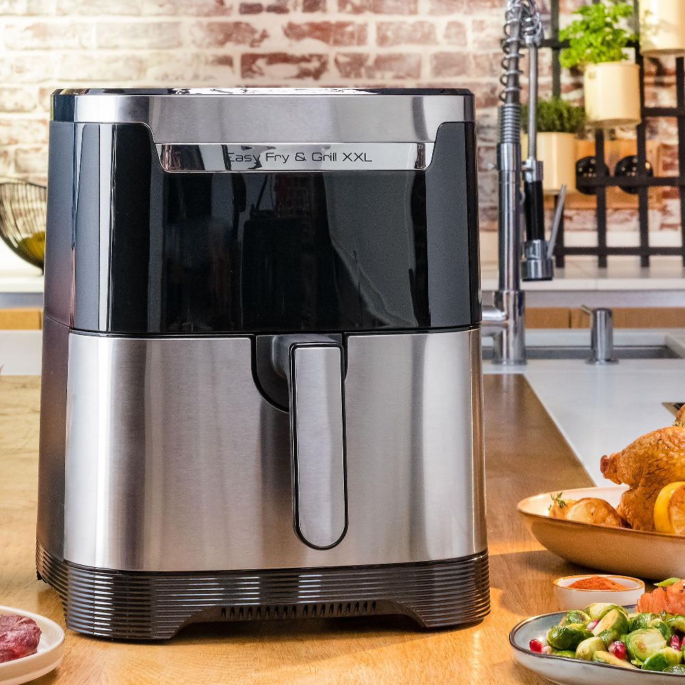 QVC Moulinex EZ801D Friggitrice Ad Aria XXL Easy Fry & Grill Da 6 5 Litri