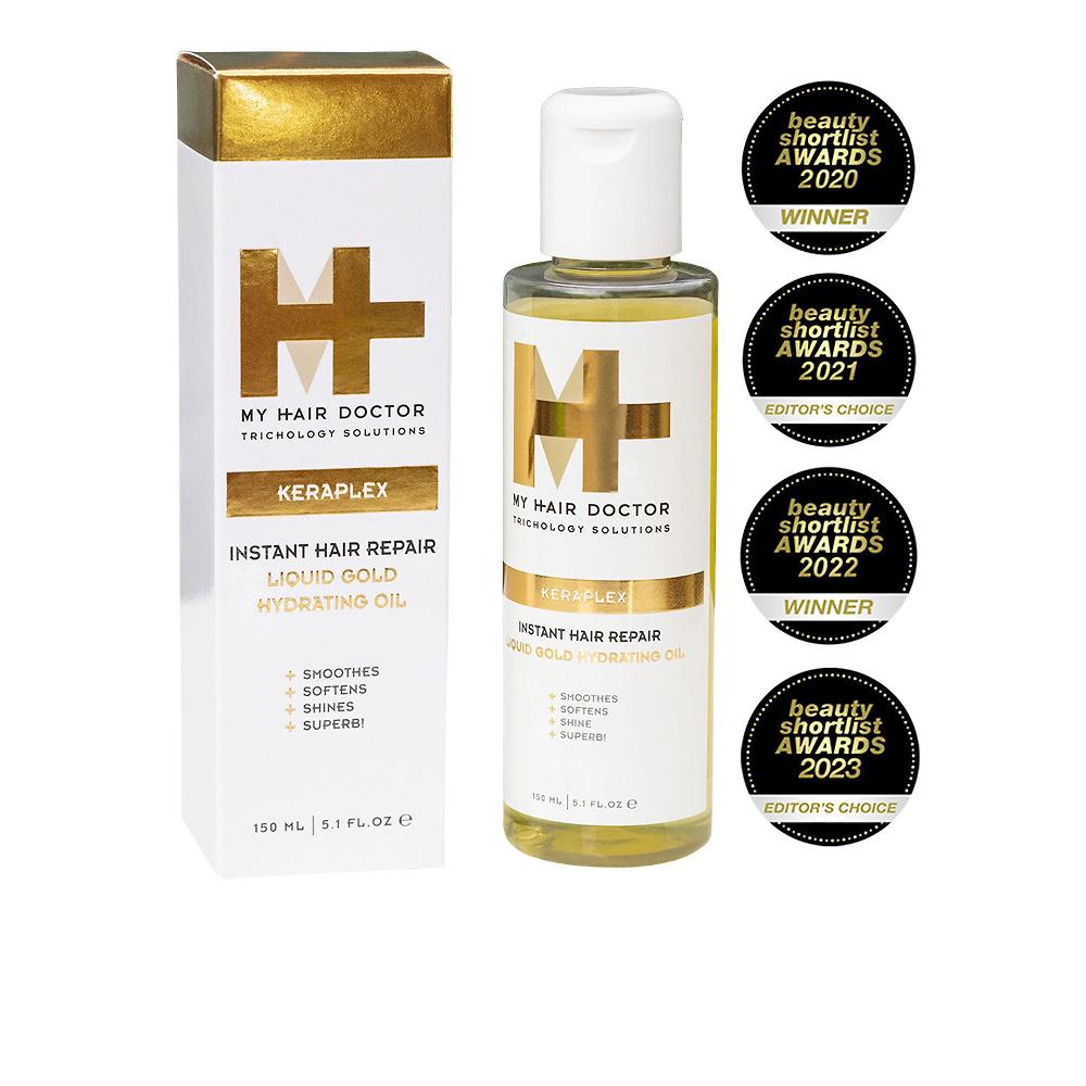 QVC My Hair Doctor Olio per capelli ad azione idratante Keraplex Liquid Gold
