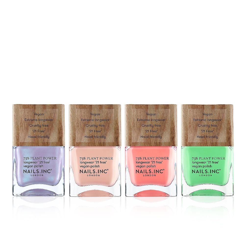 QVC Nails Inc Kit 4 smalti con colori assortiti Plant Power