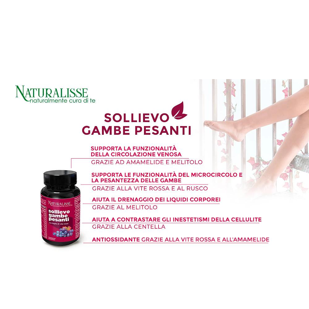QVC Naturalisse Sollievo Gambe Int. Alimentare Con Vite Rossa